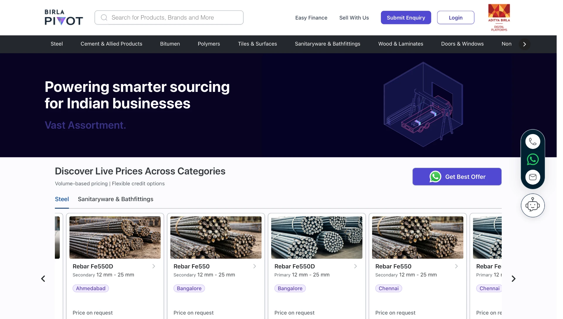 Aditya Birla Pivot — Website — project cover